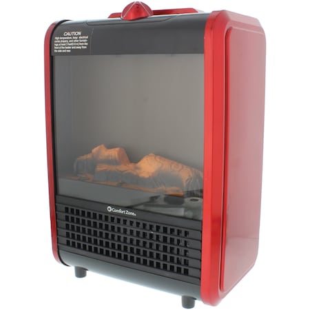 Comfort Zone Mini Electric Fireplace CZFP1